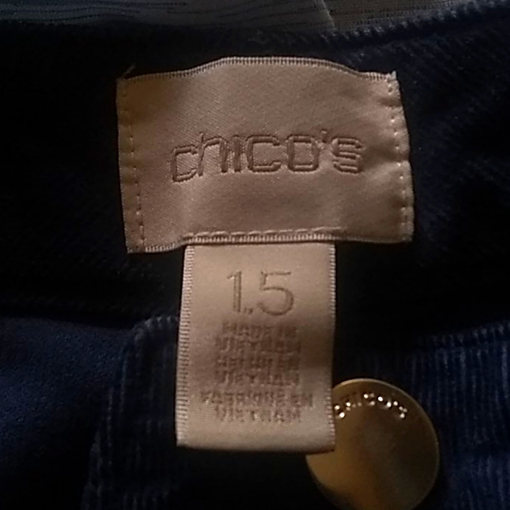 Navy blue cordory pants